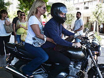 Yanis, the wife-y and the helm...